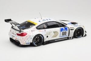 BMW M6 GT3 F13 #100 Schubert Motorsport J. Edwards / J. Klingmann 24h Nurburgring 2016 Minichamps 1:18 155162611 Metal — billede 2 af 6
