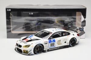BMW M6 GT3 F13 #100 Schubert Motorsport J. Edwards / J. Klingmann 24h Nurburgring 2016 Minichamps 1:18 155162611 Metal — billede 6 af 6