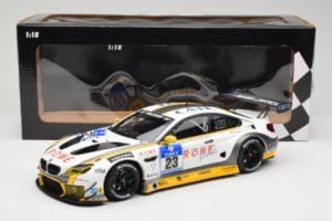 BMW M6 GT3 F13 #23 Rowe Racing A. Sims / P. Eng 24h Nurburgring 2016 Minichamps 1:18 155162623 Metal — billede 6 af 6