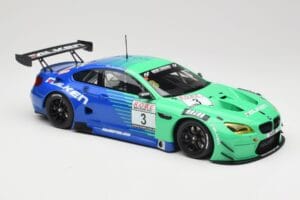 BMW M6 GT3 F13 #3 Falken Motorsports P. Düsseldorf / J. Müller VLN Winner Heat 4 2017 Minichamps 1:18 153172693 Metal — billede 4 af 6