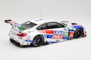 BMW M6 GT3 F13 #96 Turner Motorsport B. Auberlen / R. Foley Class Winner Petit Le Mans 2019 Minichamps 1:18 153192696 Metal — billede 2 af 6