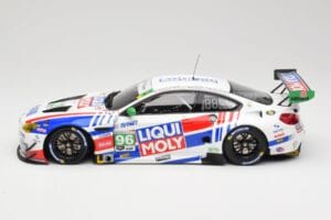 BMW M6 GT3 F13 #96 Turner Motorsport B. Auberlen / R. Foley Class Winner Petit Le Mans 2019 Minichamps 1:18 153192696 Metal — billede 3 af 6