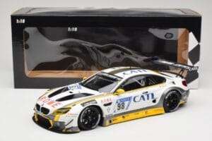 BMW M6 GT3 F13 #98 Rowe Racing M. Palttala / N. Catsburg 2nd Place 24 Hours of Nurburgring 2017 Minichamps 1:18 155172698 Met — billede 6 af 6