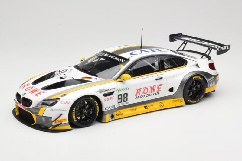 BMW M6 GT3 F13 #98 Rowe Racing T. Blomqvist / N. Catsburg 24 Hours of Spa 2017 Minichamps 1:18 155172688 Metal