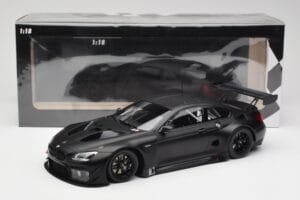 BMW M6 GT3 F13 Plain Body Version Matte Black Minichamps 1:18 155162610 Metal — billede 6 af 6