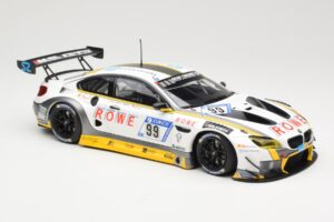 BMW M6 GT3 Rowe Racing #99 M. Basseng / M. Martin 24 Hours Nurburgring 2017 Minichamps 1:18 155172699 Metal — billede 4 af 6