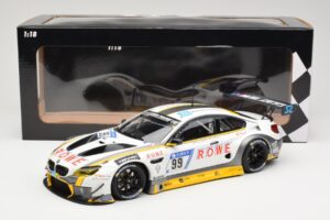 BMW M6 GT3 Rowe Racing #99 M. Basseng / M. Martin 24 Hours Nurburgring 2017 Minichamps 1:18 155172699 Metal — billede 6 af 6
