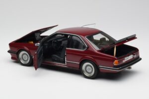 BMW M635 CSi E24 Karmin Rød AUTOart 1:18 70528 Metal — billede 5 af 8