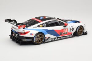 BMW M8 GTE Team RLL C. De Phillippi / B. Auberlen 2nd in Class 12 Hours of Sebring 2018 Minichamps 1:18 155182925 Metal — billede 2 af 6