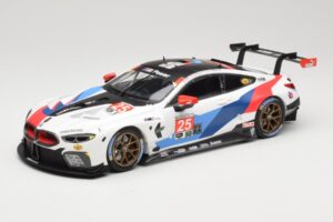 BMW M8 GTE Team RLL C. De Phillippi / B. Auberlen 2nd in Class 12 Hours of Sebring 2018 Minichamps 1:18 155182925 Metal