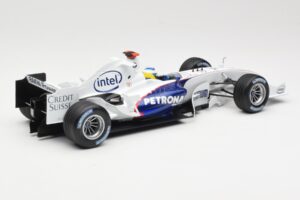 BMW Sauber F1.06 #16 N. Heidfeld Launch Version 2006 Minichamps 1:18 80430413183 Metal — billede 2 af 6