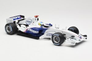 BMW Sauber F1.06 #16 N. Heidfeld Launch Version 2006 Minichamps 1:18 80430413183 Metal — billede 4 af 6