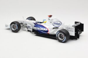 BMW Sauber F1.06 #16 N. Heidfeld Launch Version 2006 Minichamps 1:18 80430413183 Metal — billede 5 af 6