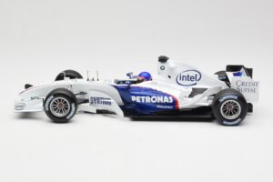 BMW Sauber F1.06 #17 J. Villeneuve Launch Version 2006 Minichamps 1:18 80430413184 Metal — billede 3 af 6