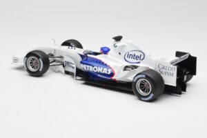 BMW Sauber F1.06 #17 J. Villeneuve Launch Version 2006 Minichamps 1:18 80430413184 Metal — billede 5 af 6