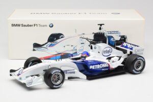 BMW Sauber F1.06 #17 J. Villeneuve Launch Version 2006 Minichamps 1:18 80430413184 Metal — billede 6 af 6