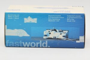 BMW V12 LMR LMP1 #42 Beck's T. Kristensen / J. Lehto / J. Müller 24 Hours of Le Mans 1999 Minichamps 1:43 80429418139 Metal — billede 4 af 4