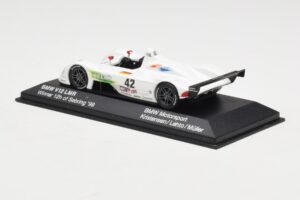 BMW V12 LMR LMP1 #42 J. Müller / J. Lehto 24 Hours of Le Mans 2000 Minichamps 1:43 80420018215 Metal — billede 3 af 4