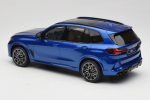 BMW X5 M F95 Competition Marina Bay Blue Metallic GT Spirit 1:18 GT967 Resin — billede 5 af 6