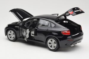 BMW X6 M E71 Sort Bburago 1:18 18-12081 Metal — billede 5 af 8