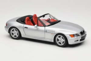 BMW Z3 Cabriolet Sølv UT Models 1:18 20402 Metal — billede 6 af 8