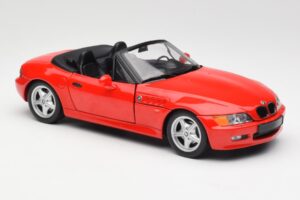 BMW Z3 E36/7 Cabriolet Rød UT Models 1:18 180024330 Metal — billede 6 af 8