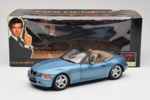BMW Z3 E36/7 James Bond Goldeneye Blå Metallic UT Models 1:18 180024336 Metal — billede 8 af 8