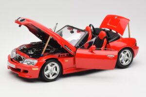 BMW Z3 E36/7 Roadster Rød Bburago 1:18 3349 Metal — billede 2 af 8