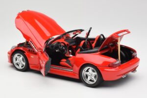 BMW Z3 E36/7 Roadster Rød Bburago 1:18 3349 Metal — billede 5 af 8