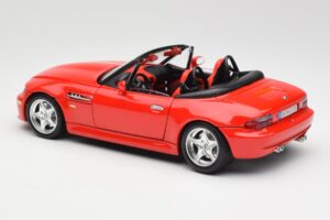 BMW Z3 E36/7 Roadster Rød Bburago 1:18 3349 Metal — billede 7 af 8