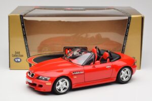 BMW Z3 E36/7 Roadster Rød Bburago 1:18 3349 Metal — billede 8 af 8