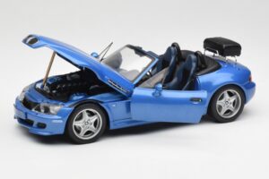 BMW Z3 M Roadster Med Bagagebærer Blå Metallic UT Models 1:18 20416 Metal — billede 2 af 8