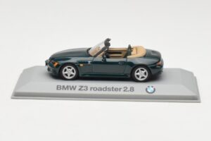 BMW Z3 Roadster 2.8 Mørkegrøn Minichamps 1:43 80429421514 Metal