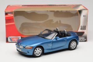 BMW Z4 E85 Blå Metallic Motormax 1:18 73144 Metal — billede 8 af 8
