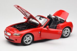 BMW Z4 E85 Roadster Rød Bburago 1:18 34046 Metal — billede 2 af 8