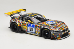 BMW Z4 GT3 #28 Team Walkenhorst J. Stuck / Sandritter ADAC 24 Hours Nurburgring 2014 Minichamps 1:18 151142328 Metal — billede 4 af 6