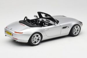 BMW Z8 E52 Cabriolet Sølv Kyosho 1:18 80432411551 Metal — billede 3 af 8