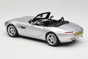 BMW Z8 E52 Cabriolet Sølv Kyosho 1:18 80432411551 Metal — billede 5 af 8