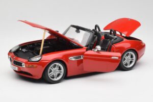 BMW Z8 E52 Rød Metallic Bburago 1:18 18-12032 Metal — billede 2 af 8
