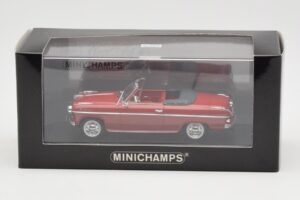 Borgward Isabella Cabriolet Rød Minichamps 1:43 400096060 Metal — billede 4 af 4
