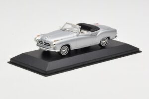 Borgward Isabella Cabriolet Sølv Minichamps 1:43 400096030 Metal — billede 2 af 4