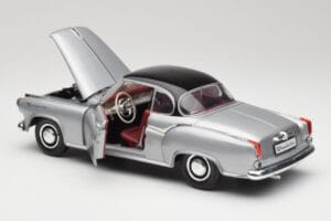 Borgward Isabella Coupe Grå & Sort Revell 1:18 8989 Metal — billede 7 af 8