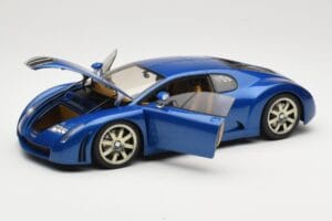 Bugatti EB 18.3 Chiron Blå AUTOart 1:18 70911 Metal — billede 2 af 8
