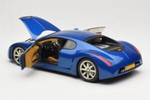 Bugatti EB 18.3 Chiron Blå AUTOart 1:18 70911 Metal — billede 5 af 8