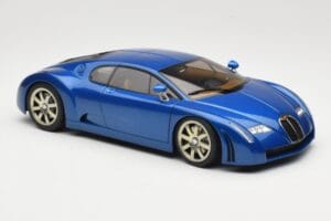 Bugatti EB 18.3 Chiron Blå AUTOart 1:18 70911 Metal — billede 6 af 8