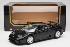 Bugatti EB110 Sort Bburago 1:18 3055 Metal — billede 8 af 8
