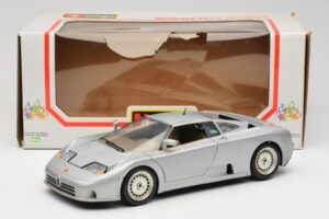 Bugatti EB110 Sølv Bburago 1:18 3035-S Metal — billede 8 af 8