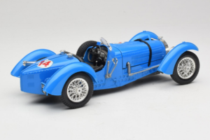 Bugatti Type 51 Grand Prix #14 Blå Bburago 1:18 3012-M1 Metal — billede 2 af 6