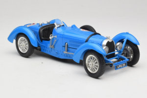 Bugatti Type 51 Grand Prix #14 Blå Bburago 1:18 3012-M1 Metal — billede 4 af 6