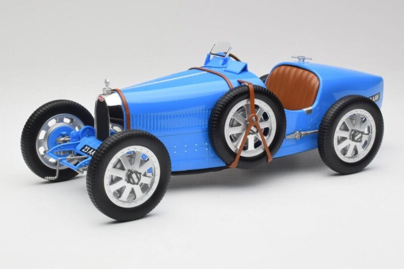 Bugatti Type 35 Blå Norev 1:12 125705 Metal